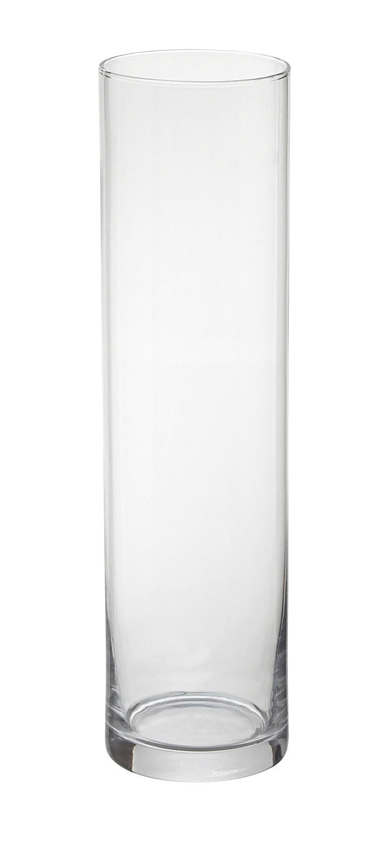 Vază 30 cm  - străveziu, Basics, sticlă (8/30cm) - Ambia Home