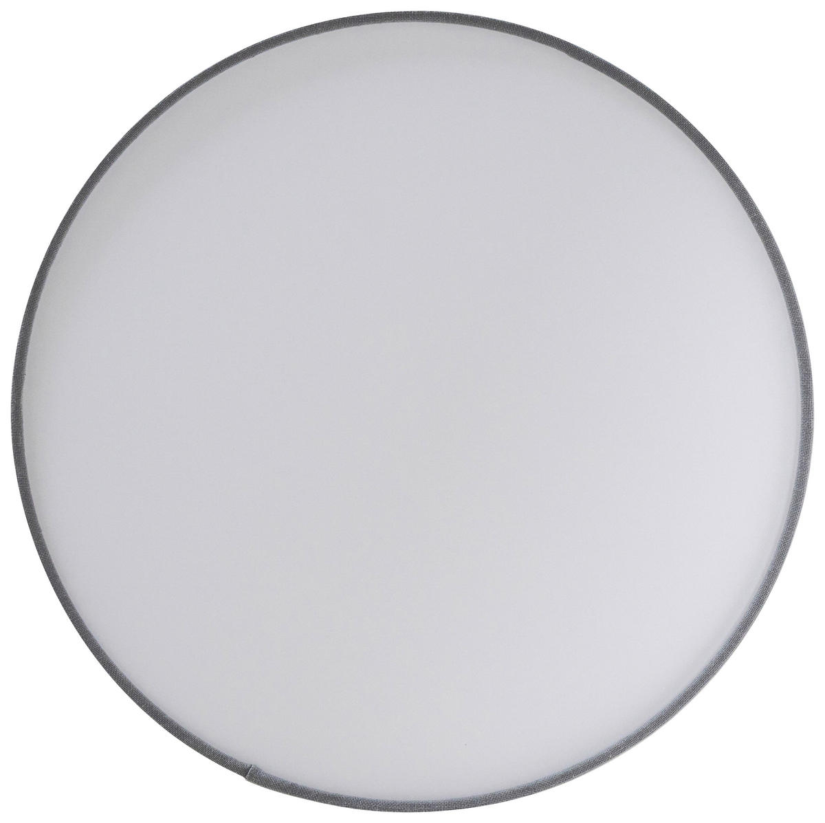 DECKENLEUCHTE  37/13 cm    - Weiss/Anthrazit, Design, Kunststoff/Textil (37/13cm) - Novel