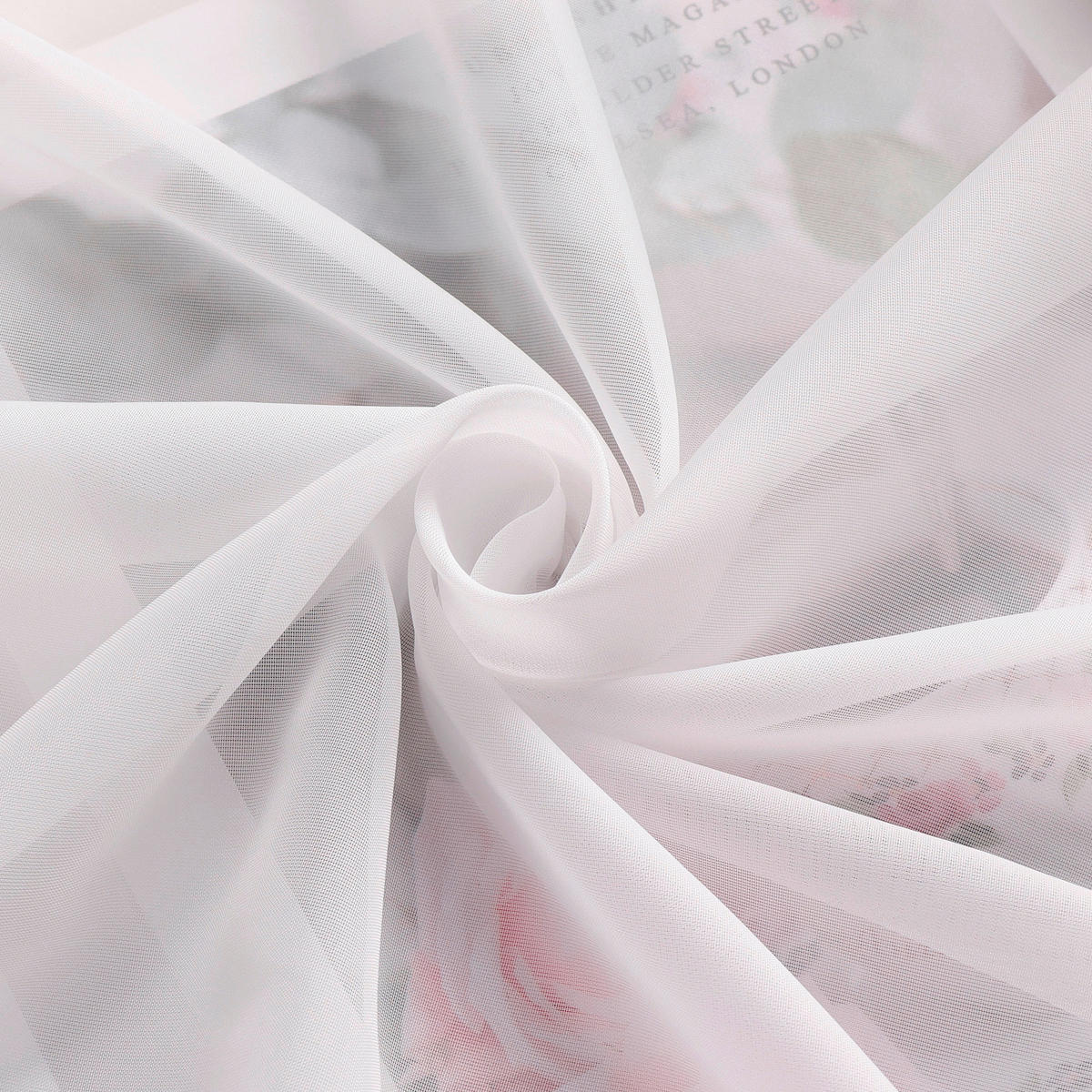 FALTROLLO  transparent  80/150 cm    - Weiß Hochglanz, Basics, Textil (80/150cm)