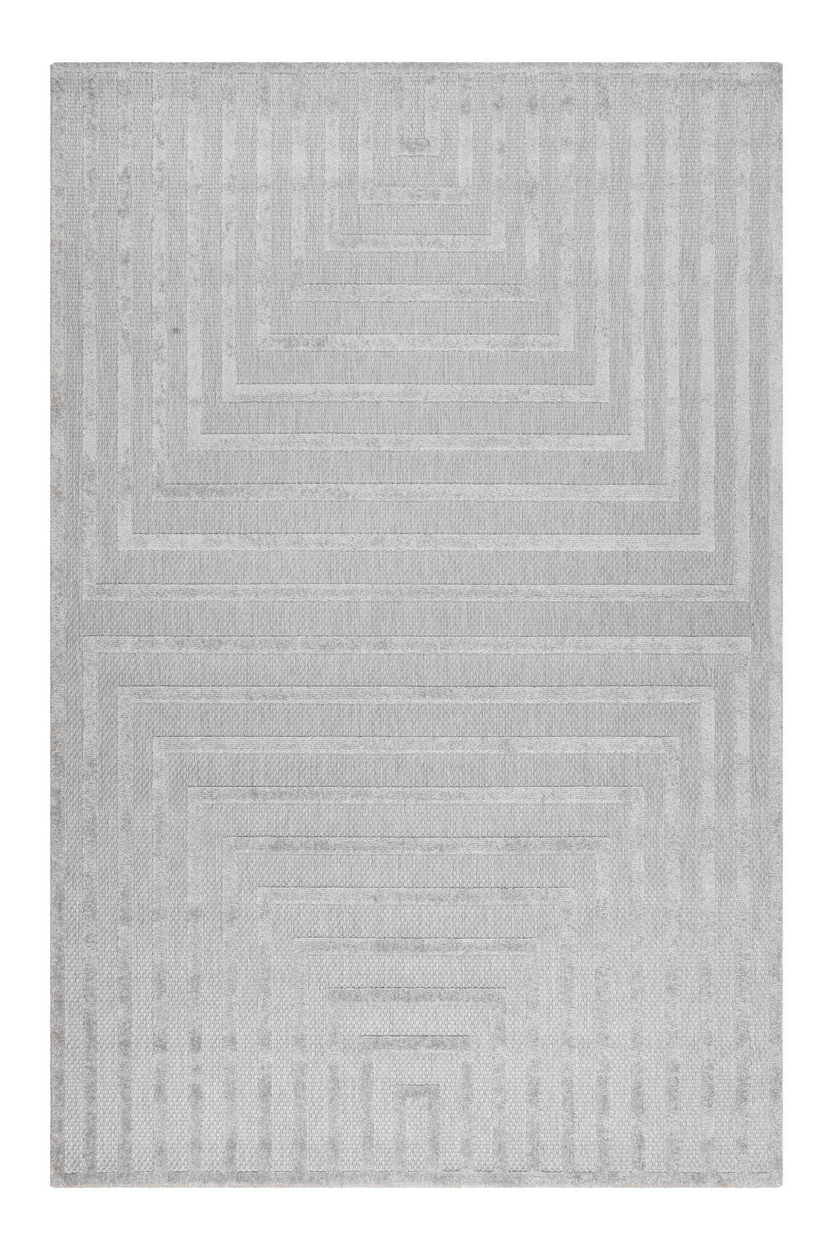 Esprit Outdoorteppich Carolina Silber 120x170 cm