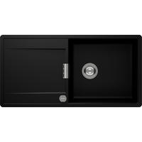 SPÜLE MOND100LFBPUR  - Schwarz, Basics, Stein (100/30,4/51cm) - Schock