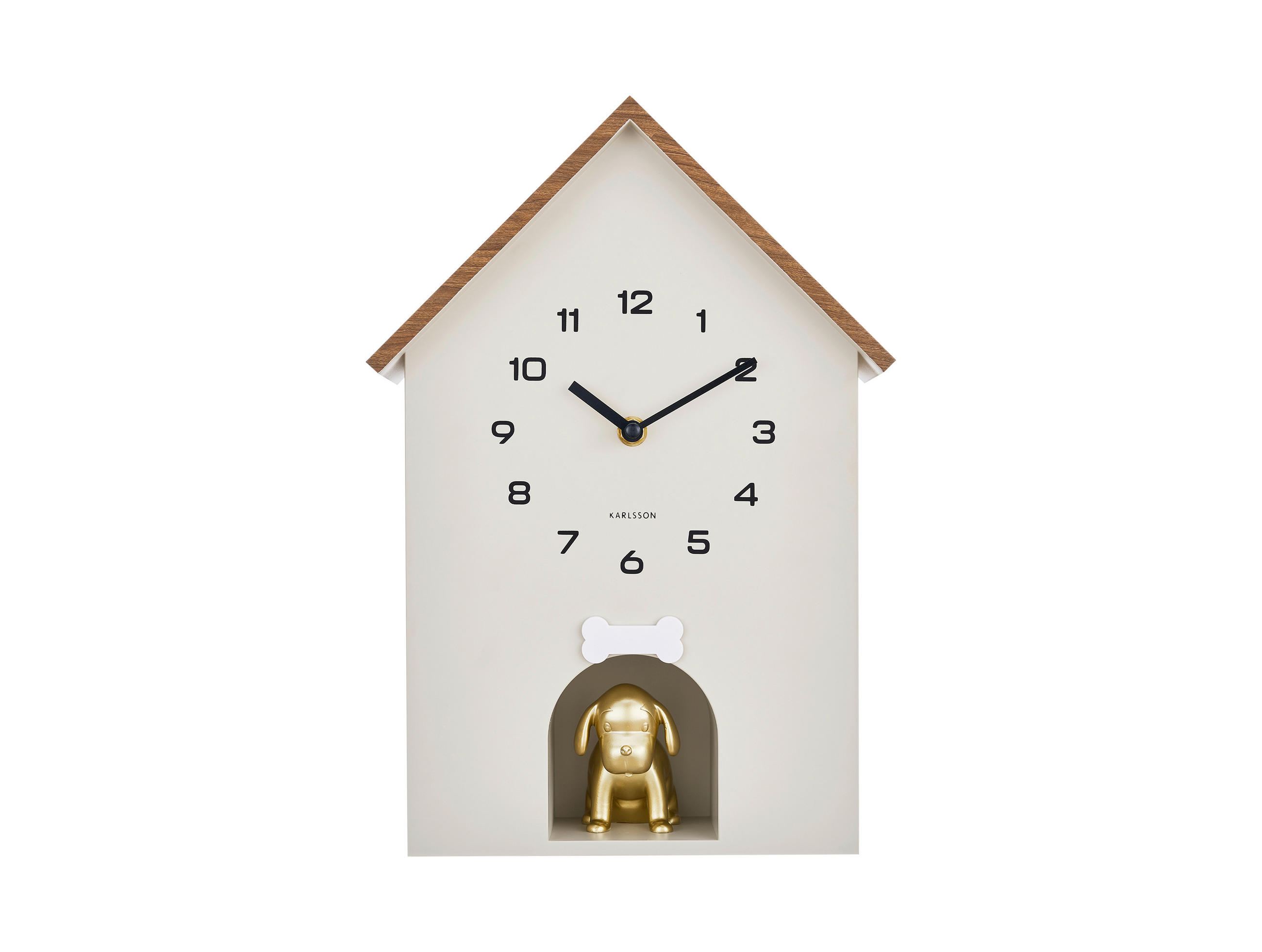 WANDUHR Modern Doggy Greige 26.5/36.5/11.5 cm  - Greige, Basics, Kunststoff (26.5/36.5/11.5cm) - Karlsson