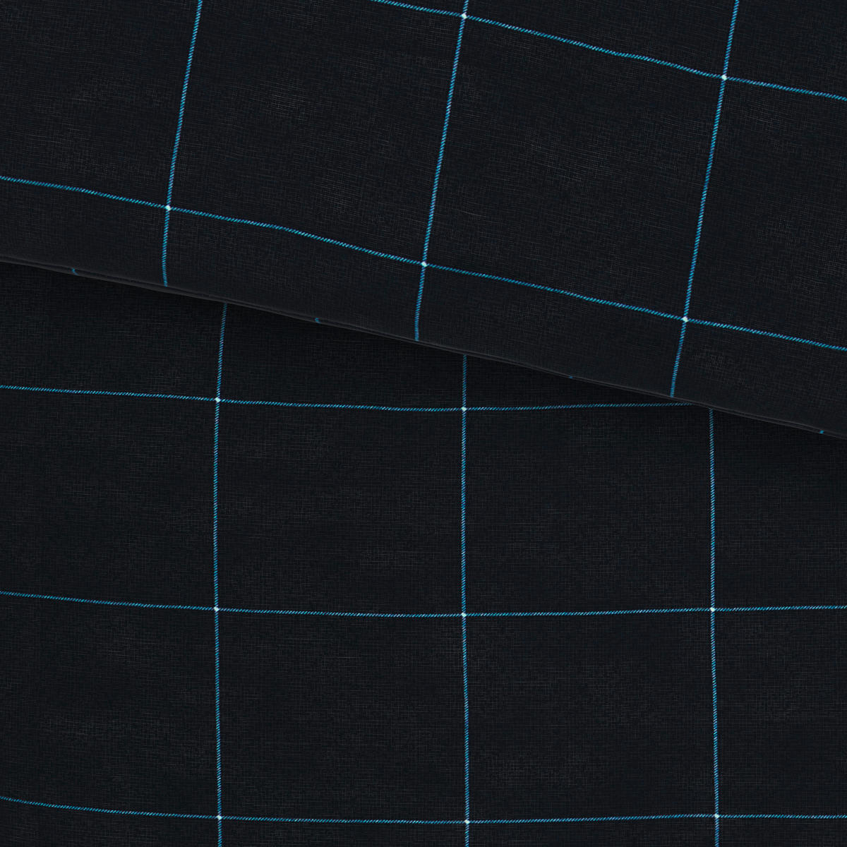 POSTEĽNÁ BIELIZEŇ, flanel, modrá, tmavomodrá, 140/200 cm - modrá/tmavomodrá, Basics, textil (140/200cm) - Esprit