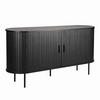 SIDEBOARD  in 140/76/40 cm  - Schwarz, Design, Holzwerkstoff/Metall (140/76/40cm) - Livetastic