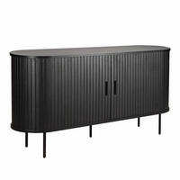 SIDEBOARD  in 140/76/40 cm  - Schwarz, Design, Holzwerkstoff/Metall (140/76/40cm) - Livetastic