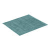 BADEMATTE 55/65 cm Türkis  - Türkis, Basics, Kunststoff/Textil (55/65cm) - Vossen