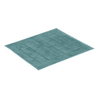BADEMATTE Türkis 55/65 cm  - Türkis, Basics, Kunststoff/Textil (55/65cm) - Vossen