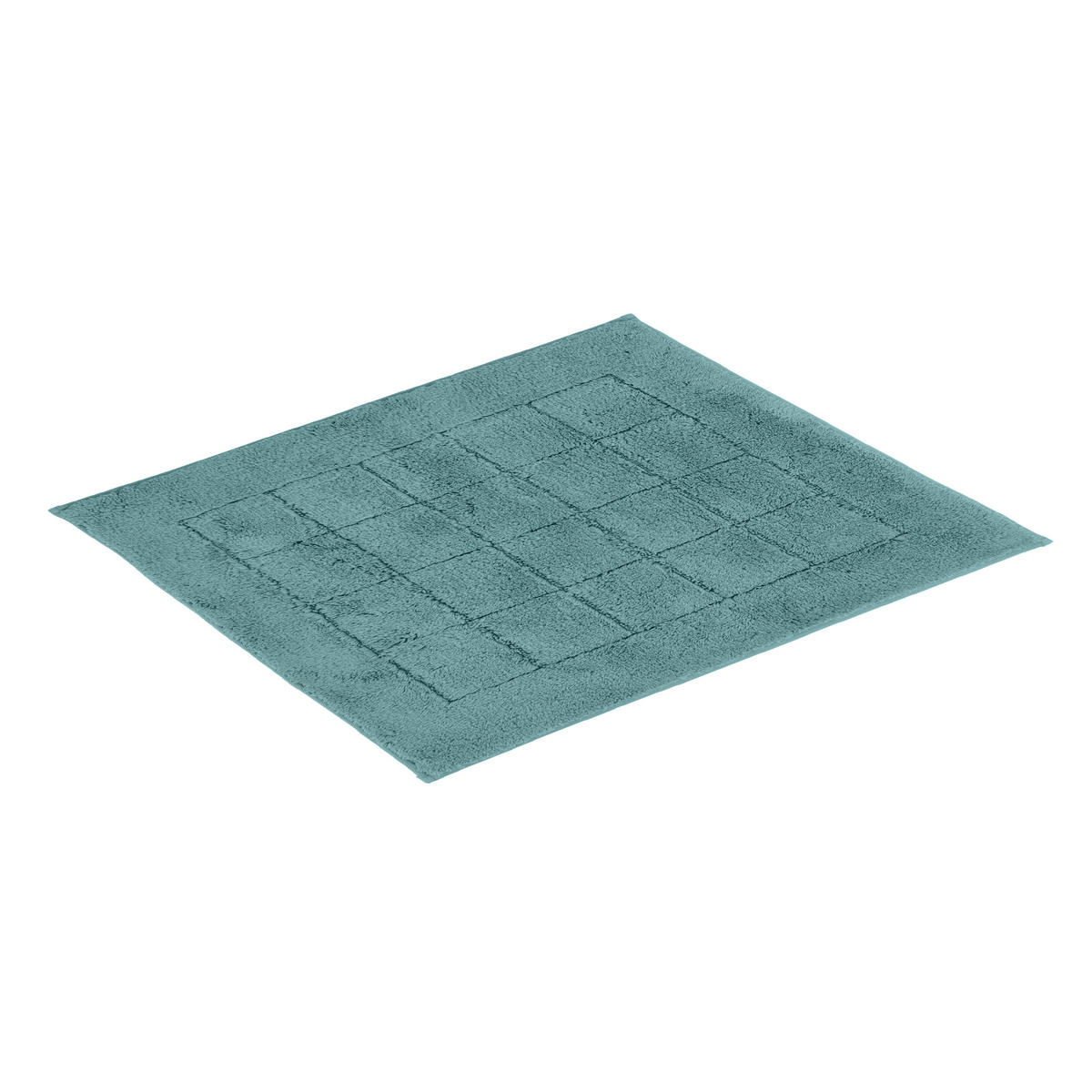 BADEMATTE Türkis 55/65 cm  - Türkis, Basics, Kunststoff/Textil (55/65cm) - Vossen