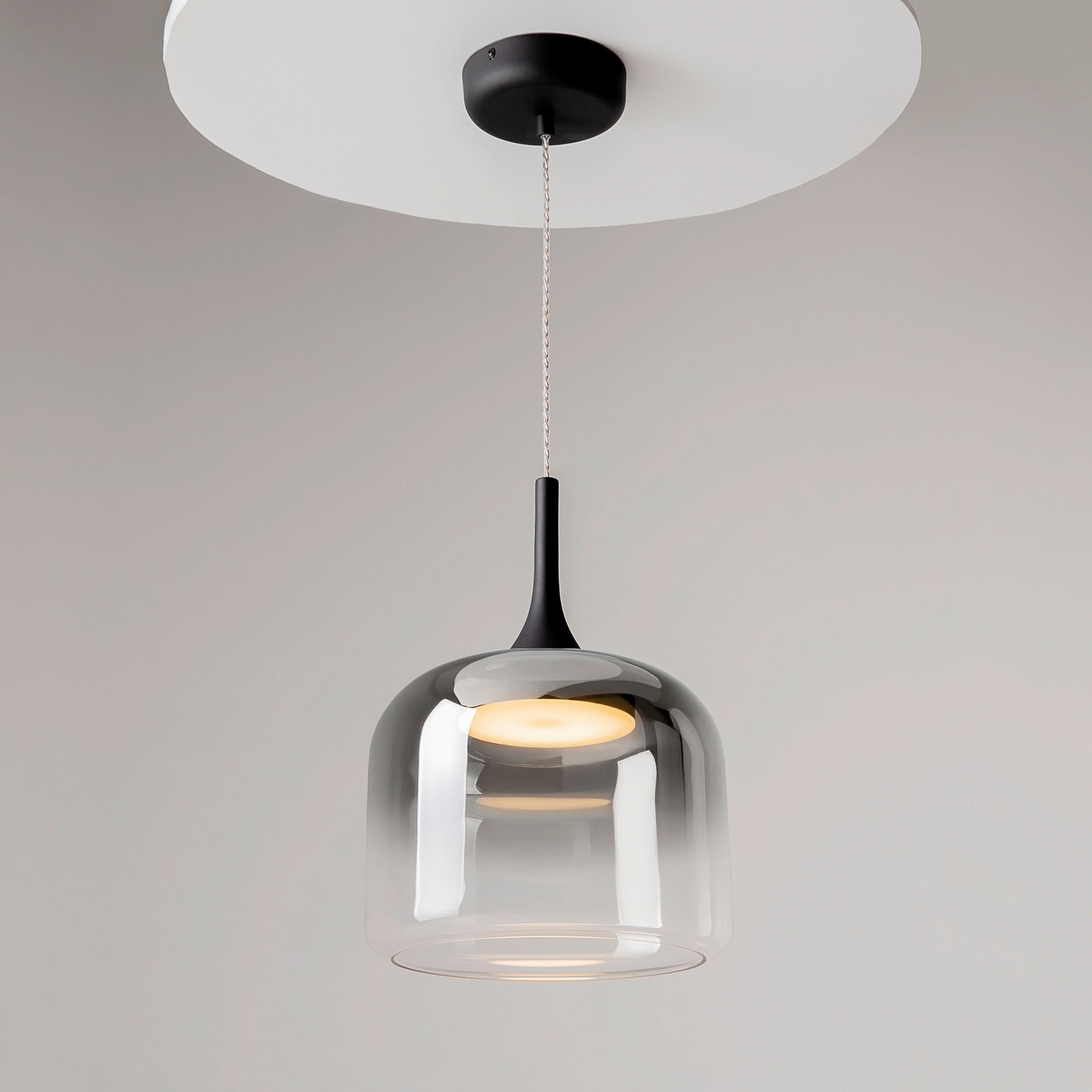 LED-HÄNGELEUCHTE Modern 26/339,5 cm   - Weiß, Design, Kunststoff (26/339,5cm) - MAYTONI