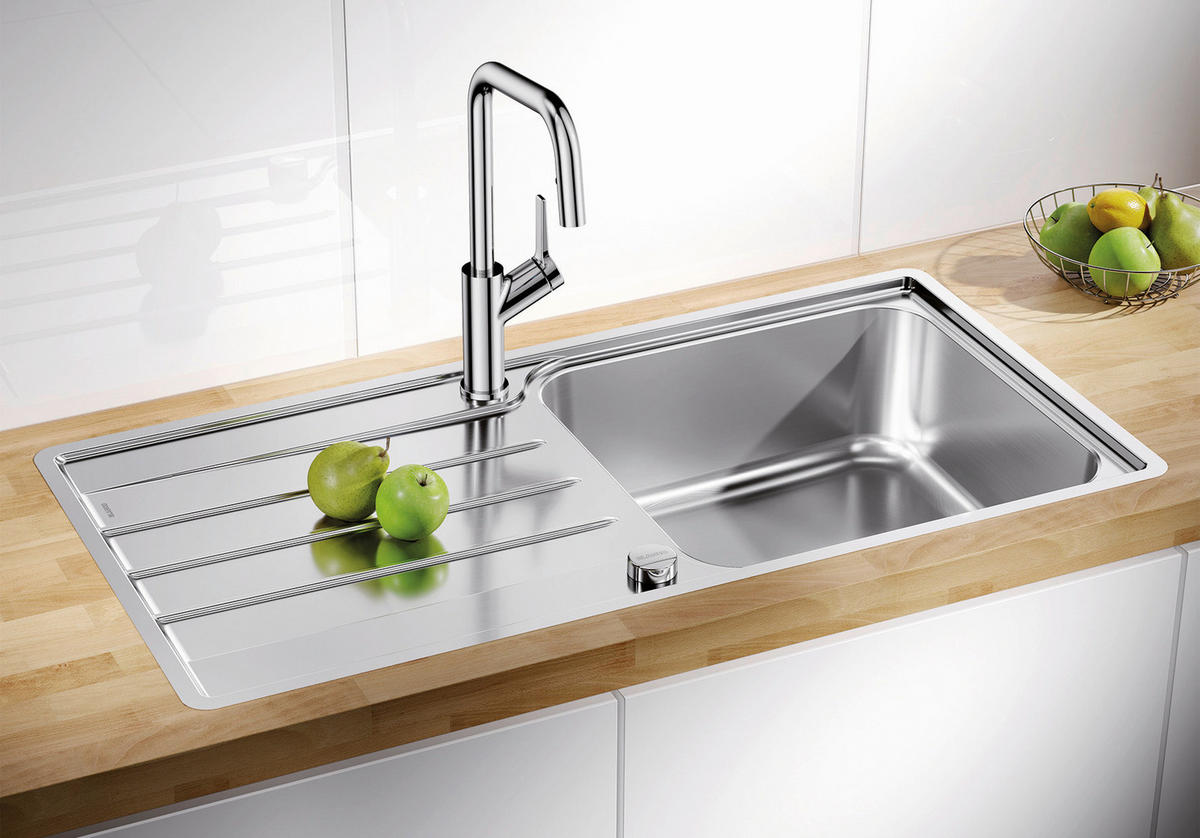 SPÜLE 523035  - Edelstahlfarben, Basics, Metall (100/20,5/50cm) - Blanco