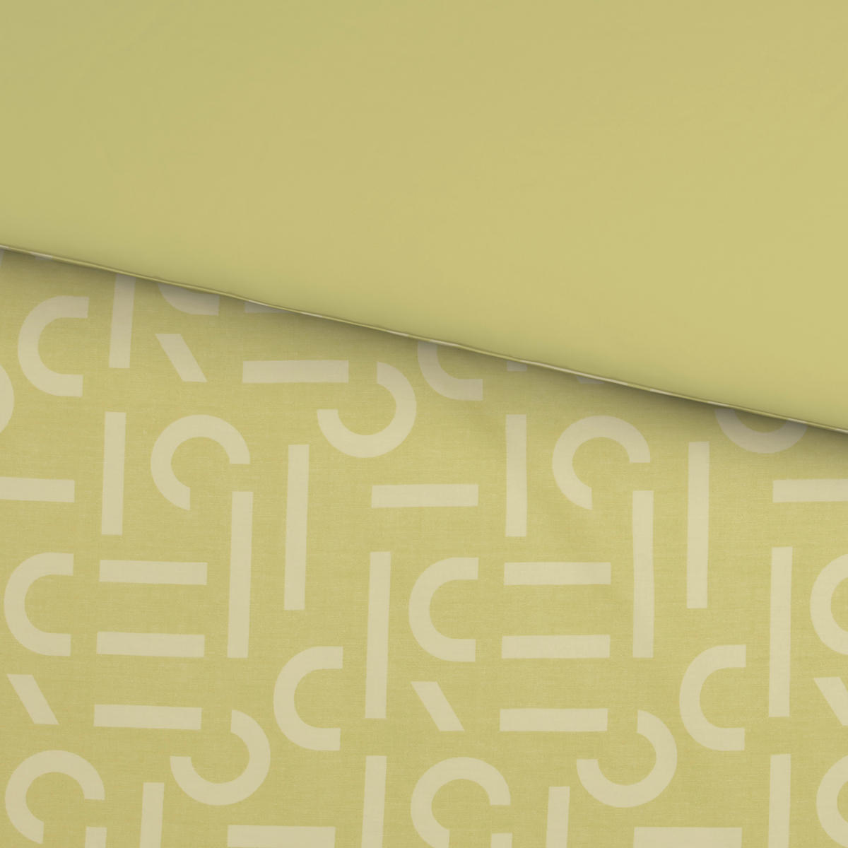 ÁGYNEMŰHUZAT-GARNITÚRA 140/200 cm  - lime/zöld, Basics, textil (140/200cm) - Esprit