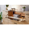 SIDEBOARD 192/77/44 cm  - Eichefarben/Anthrazit, Natur, Glas/Holz (192/77/44cm) - Valnatura