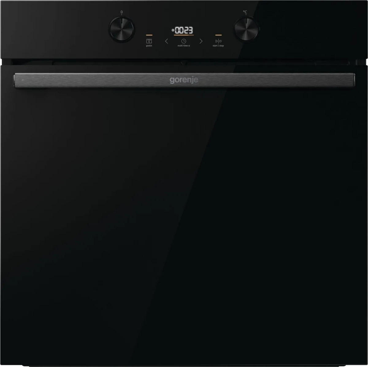 BACKOFENSET BSET015DG  - Schwarz, Basics, Glas/Kunststoff (59,5/59,5/56,4cm) - Gorenje