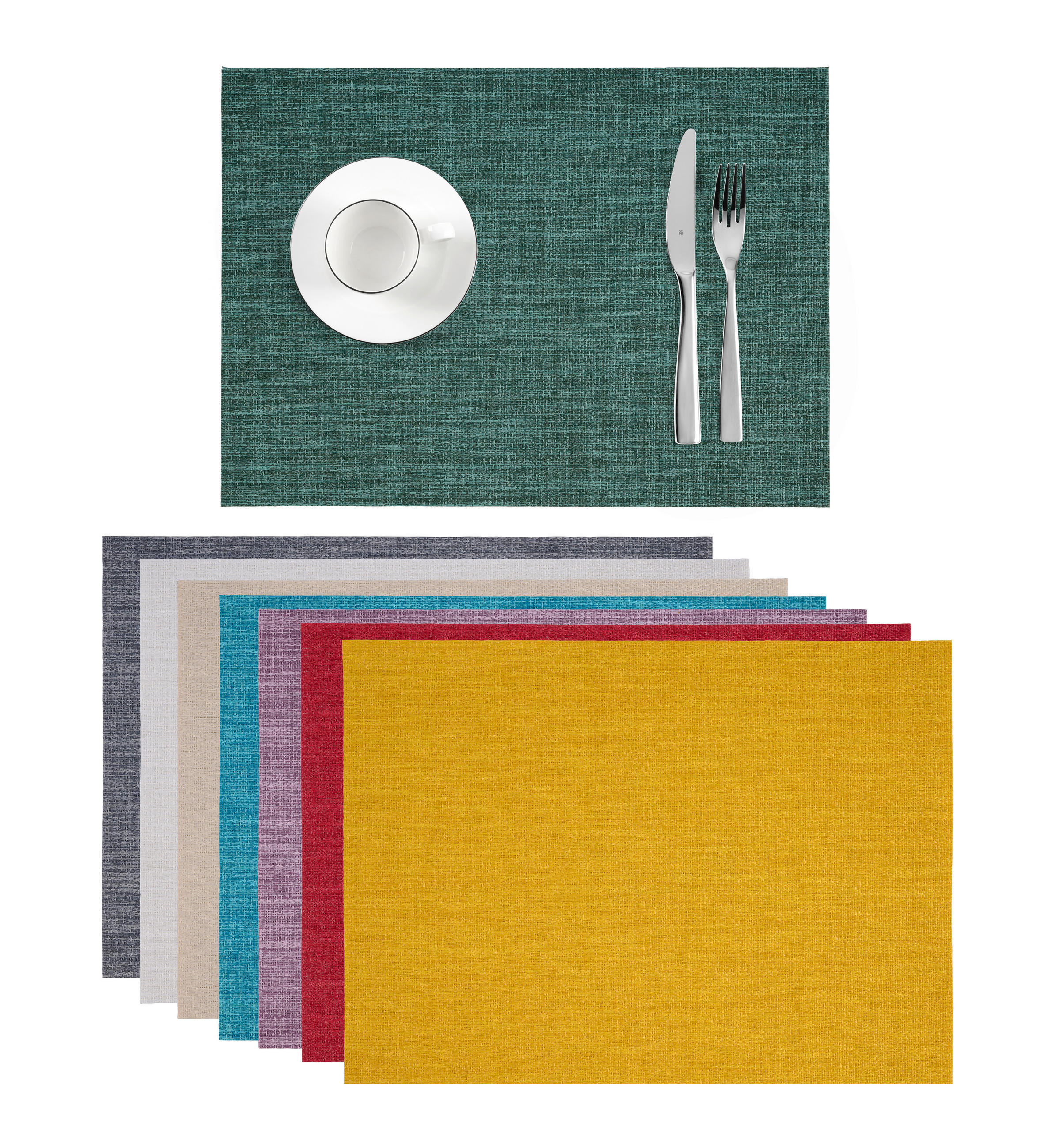 TISCHSET Home Kunststoff Grün 33/45 cm  - Grün, Basics, Kunststoff (33/45cm) - Novel