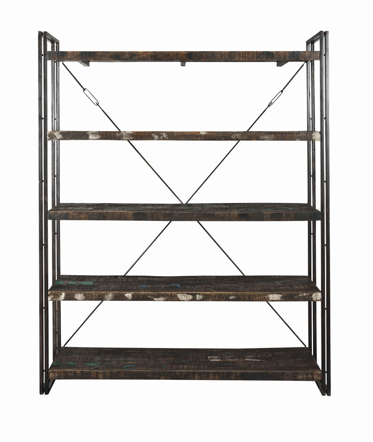 REGAL  160/200/40 cm Braun  - Braun, Design, Holz/Metall (160/200/40cm)