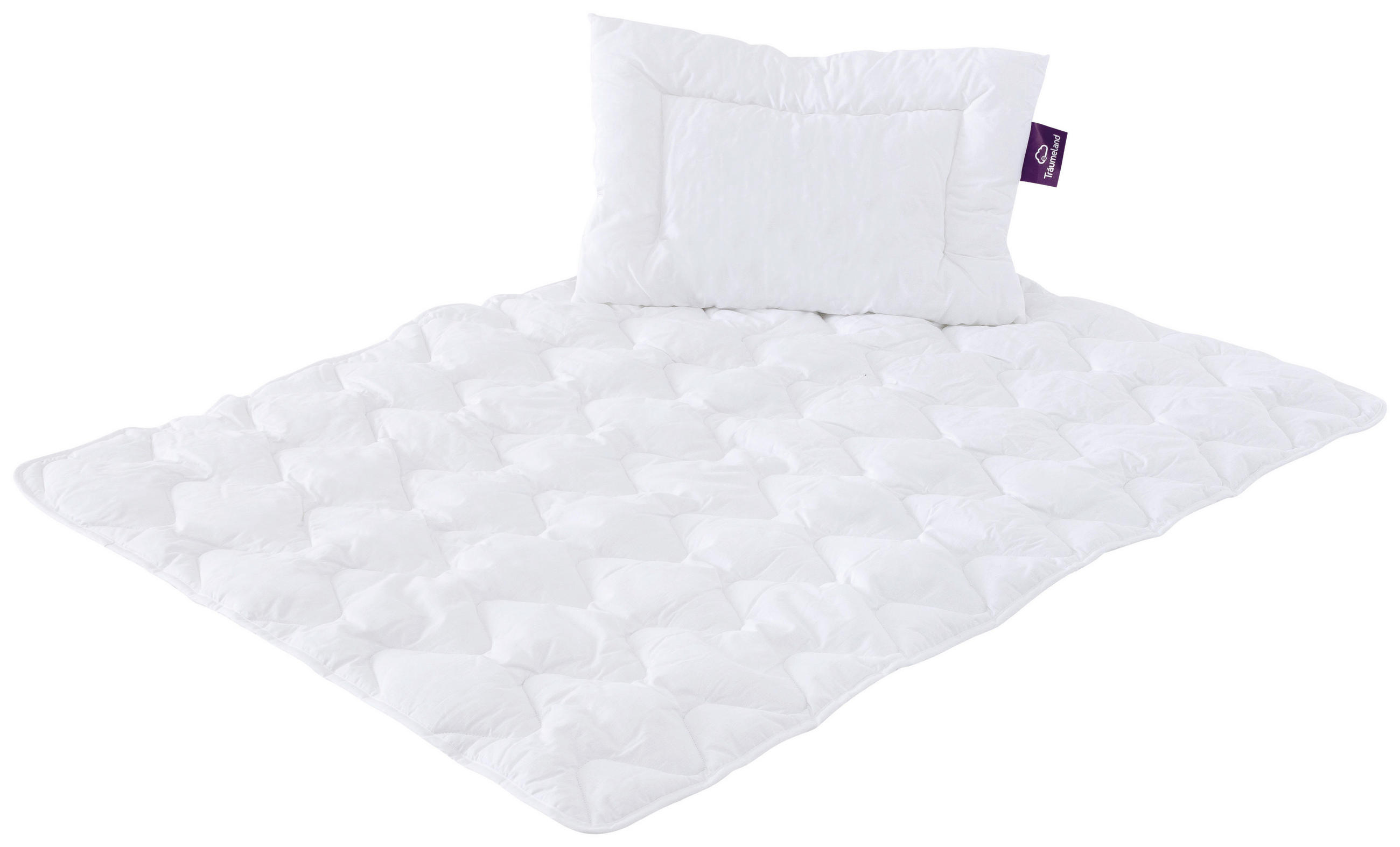 KINDERBETTSET 100/135 cm  - Weiß, Basics, Textil (100/135cm) - Träumeland