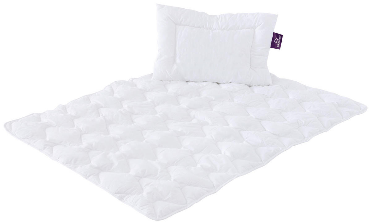 KINDERBETTSET 100/135 cm  - Weiß, Basics, Textil (100/135cm) - Träumeland