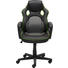 CHEFSESSEL Lederlook, Netzbespannung Grau, Grün, Schwarz - Schwarz/Grau, KONVENTIONELL, Kunststoff/Textil (62,5/103,5-113/63,5cm) - Xora