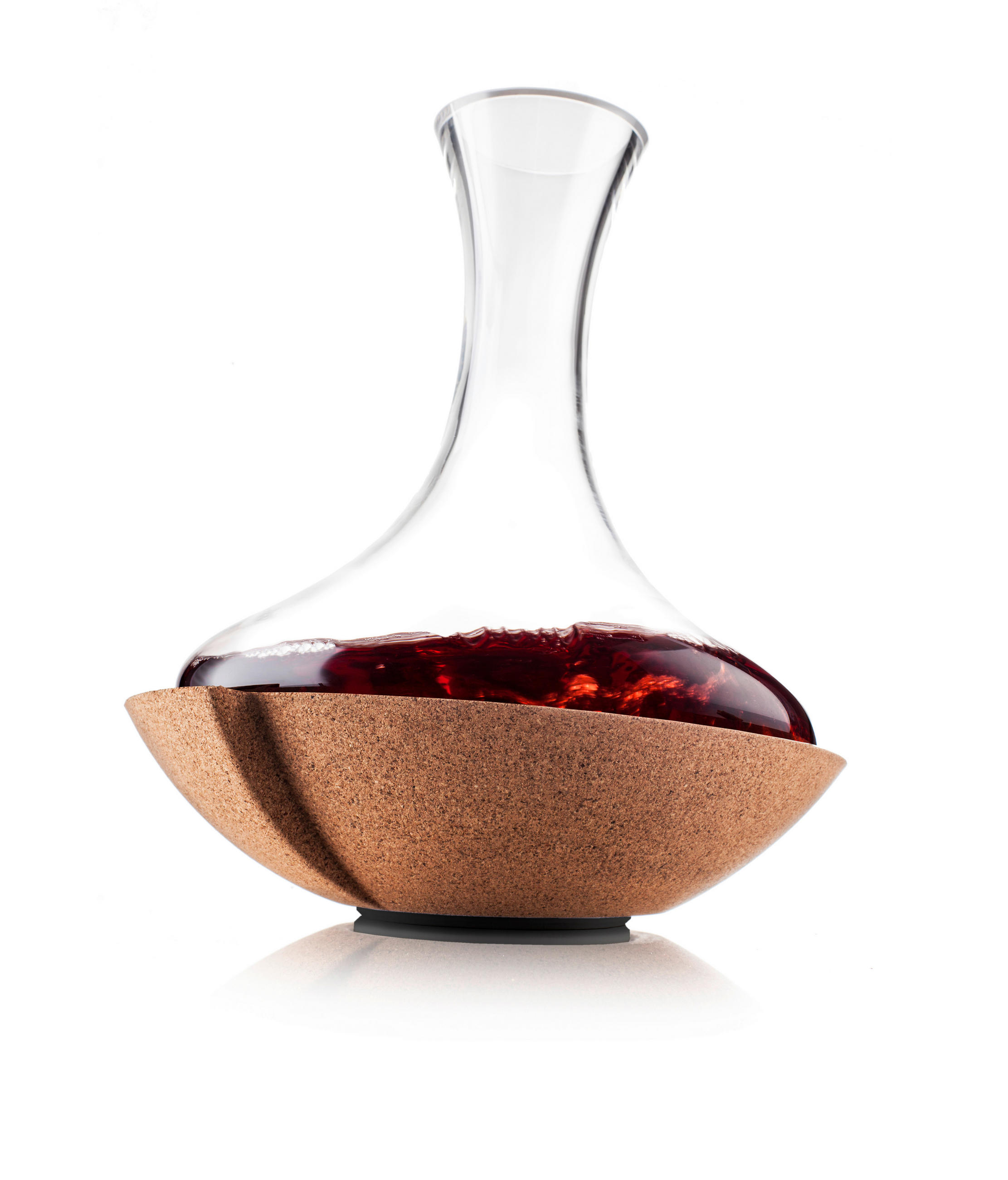 DEKANTER  1.5 l  - prozirna, Osnovno, staklo/drvo (28/23/26.3cm) - Vacu Vin