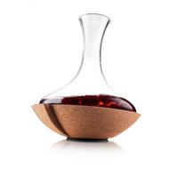 DEKANTER  1.5 l  - prozirna, Osnovno, staklo/drvo (28/23/26.3cm) - Vacu Vin