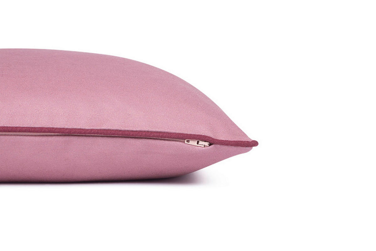 KISSENHÜLLE Dove Signature 40/40 cm  - Mauve/Altrosa, KONVENTIONELL, Textil (40/40cm) - Tom Tailor