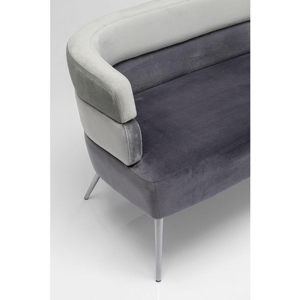 Thumbnail - Kare-Design 2-Sitzer-Sofa, Grau, Hellgrau, Textil, 125x64x64 cm, Wohnzimmer, Sofas & Couches, Sofas, 2-Sitzer Sofas