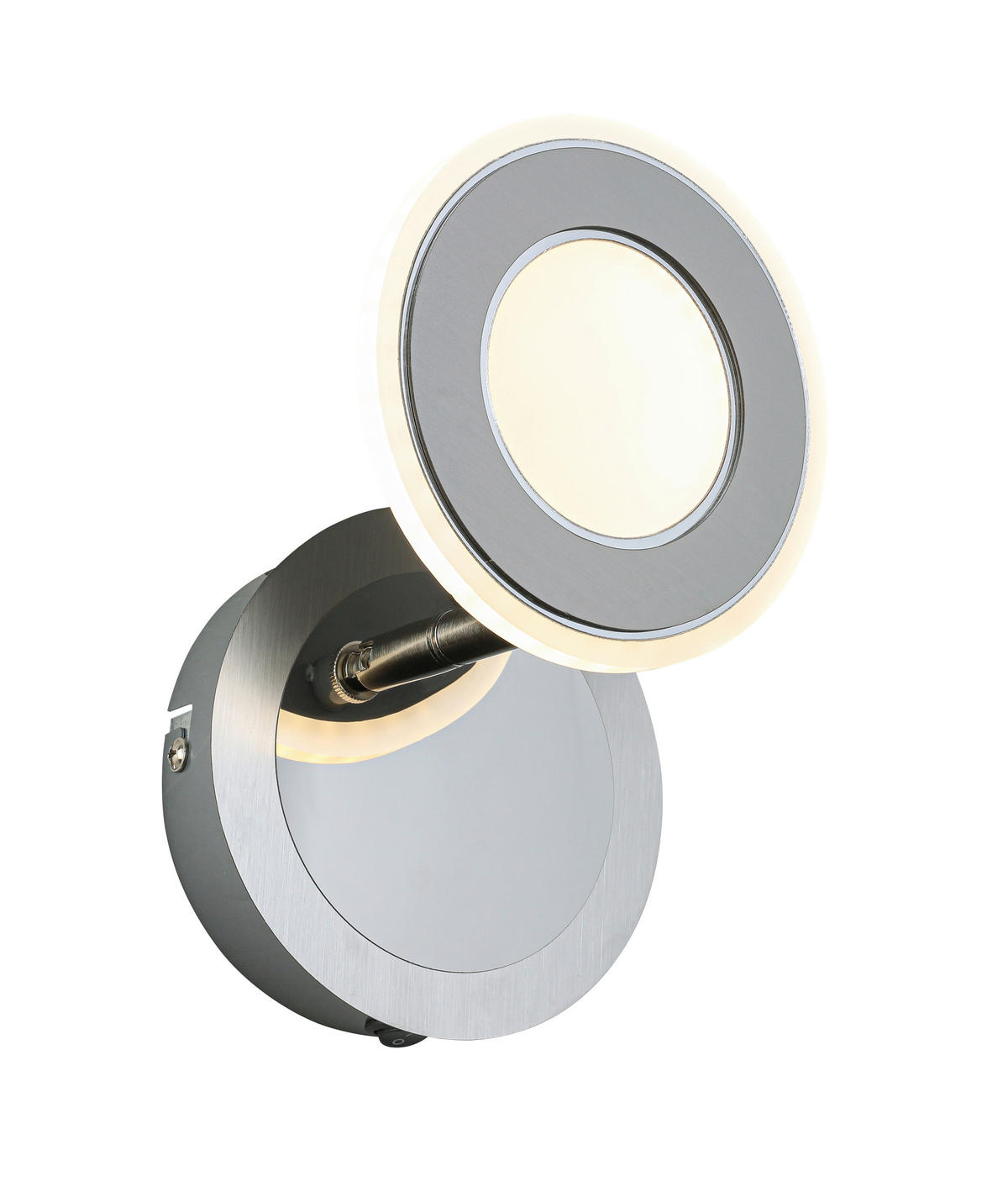 LED-SPOTLIGHT 12/9,5/19,4 cm   - kromfärg/nickelfärgad, Design, metall/plast (12/9,5/19,4cm) - Novel