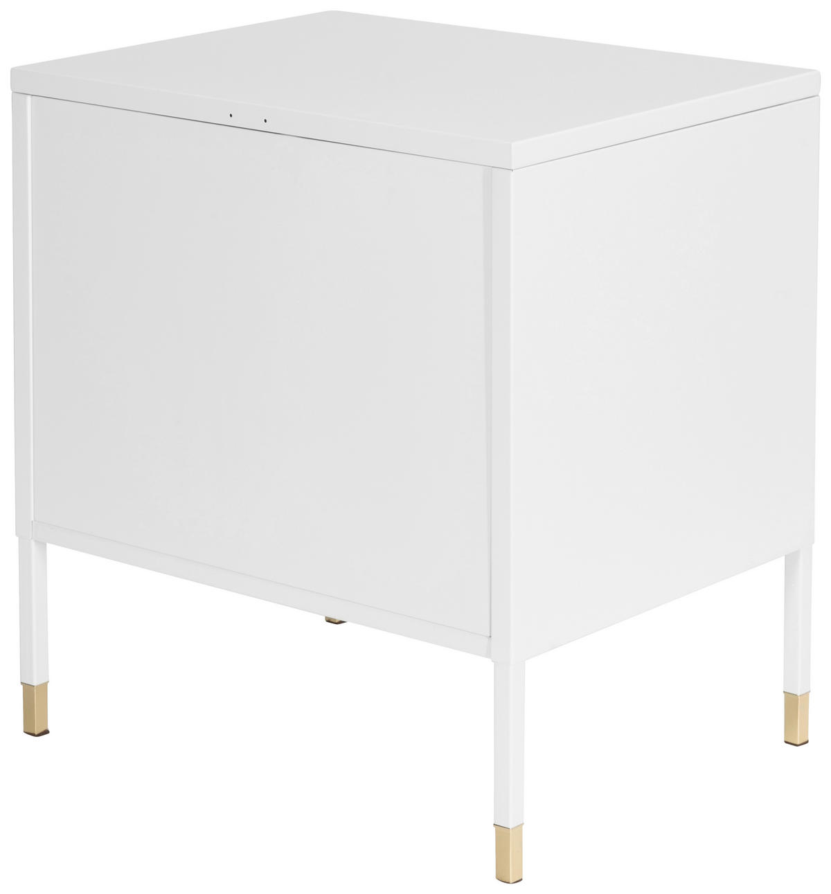 SIDEBOARD  in 45/50/35 cm  - Goldfarben/Weiß, Basics, Metall (45/50/35cm) - MID.YOU