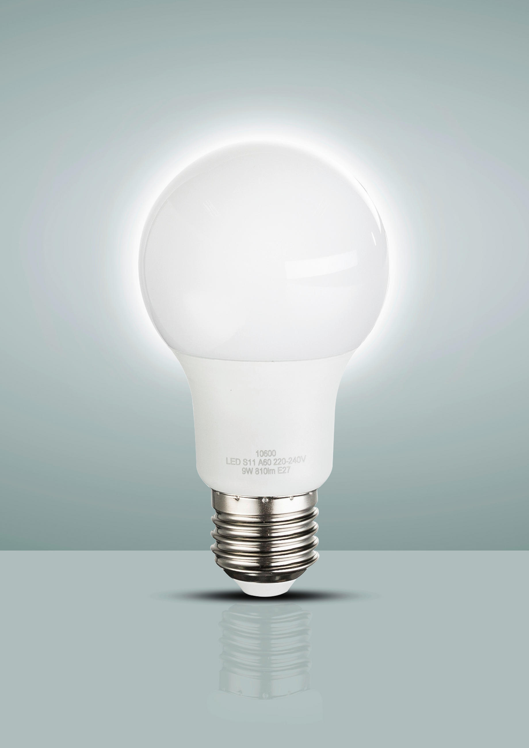 BEC LED - opal, Design, plastic/metal (6/11cm)