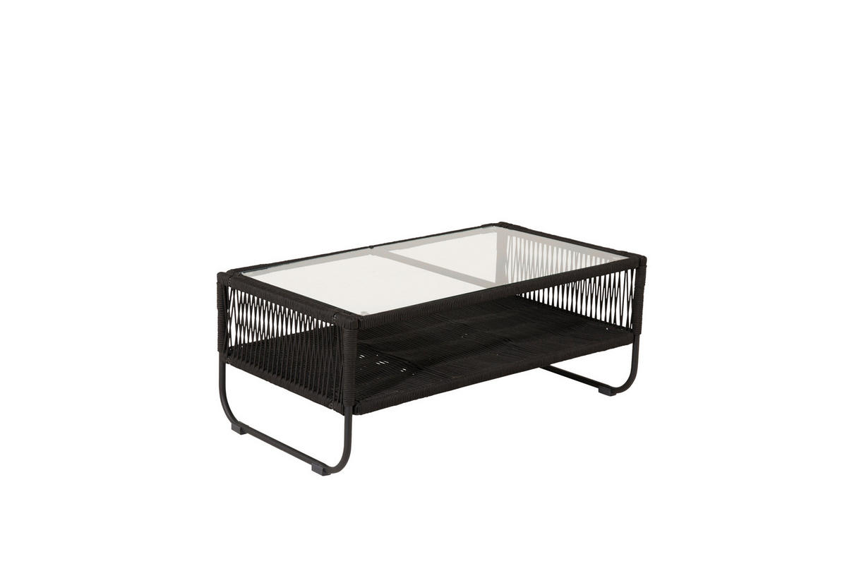 LOUNGEGRUPP 4 delar  - svart, Klassisk, metall/textil - Gardenson