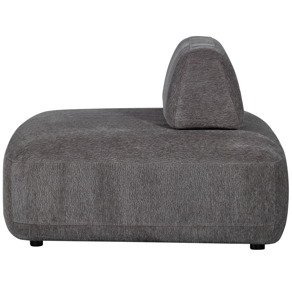 SESSEL in Struktur Schwarz  - Schwarz, Design, Kunststoff/Textil (100/70/116cm) - Livetastic