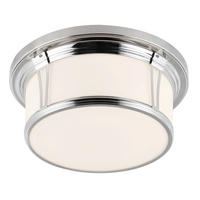 BADEZIMMER-DECKENLEUCHTE  41.9/17.1 cm    - Chromfarben, Basics, Glas/Metall (41.9/17.1cm) - Elstead Lighting