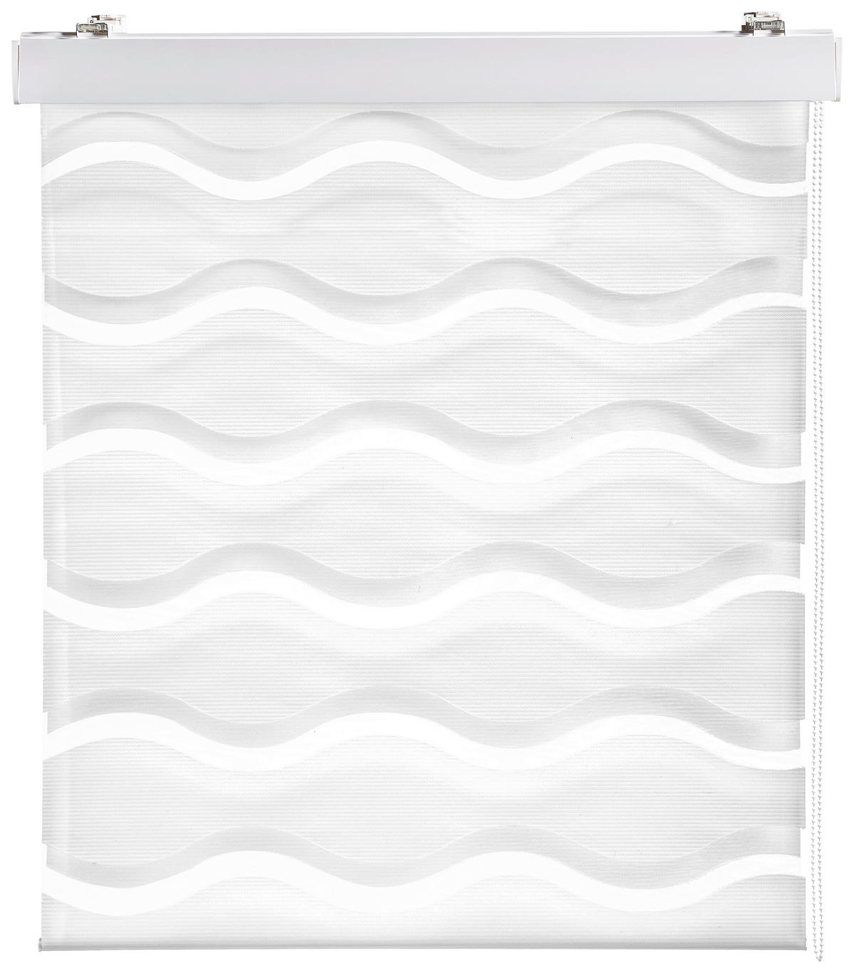 DUPLA ROLÓ 80/160 cm  - fehér, Basics, textil (80/160cm) - Homeware