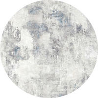 VINTAGE-TEPPICH 200 cm Ondea Jorg Hellgrau, Pastellblau, Grauweiß rund  - Pastellblau/Hellgrau, Design, Kunststoff/Textil (200cm) - Lindorug