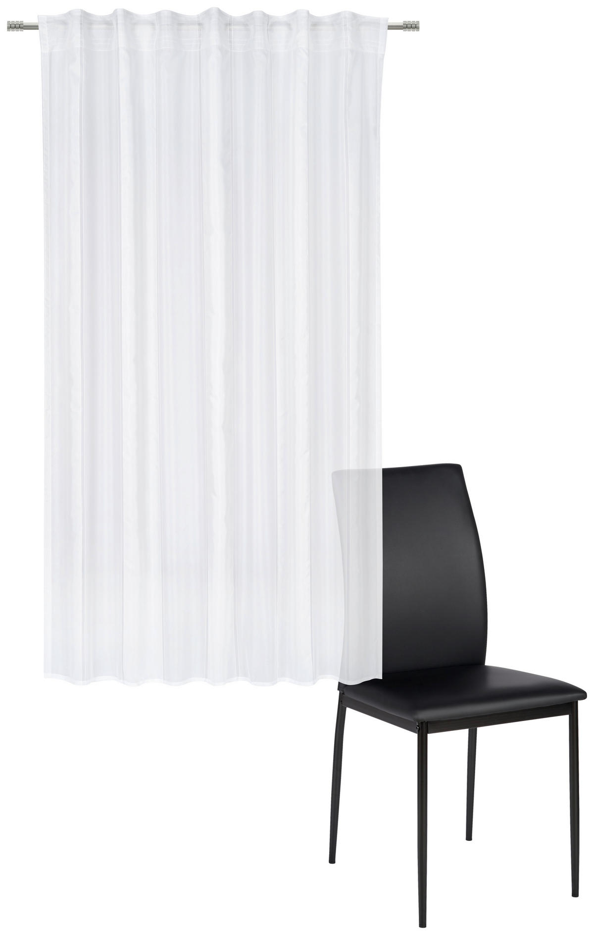 KONČANA ZAVESA  pol prosojno   140/180 cm  - naravne barve, Basics, tekstil (140/180cm) - Esposa