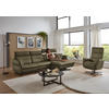 RELAXSESSEL in Leder Olivgrün  - Schwarz/Olivgrün, Design, Leder/Metall (82/119/85cm) - Dieter Knoll