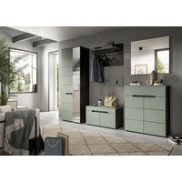 PREDSOBLJE  siva, sivo-zelena  - siva/sivo-zelena, Design, drvni materijal (160/190/37cm) - Livetastic