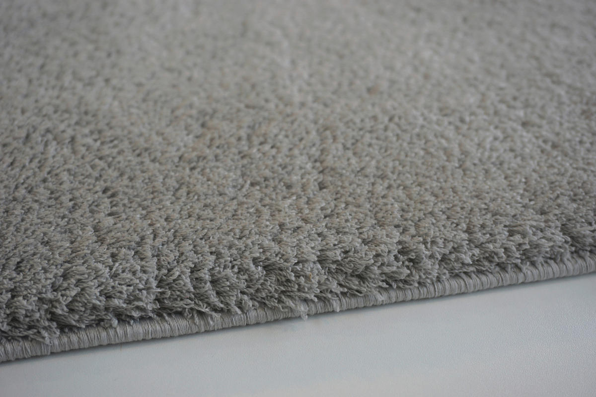 HOCHFLORTEPPICH 67/130 cm New Livorno Grau, Hellgrau  - Hellgrau/Grau, KONVENTIONELL, Textil (67/130cm) - Novel