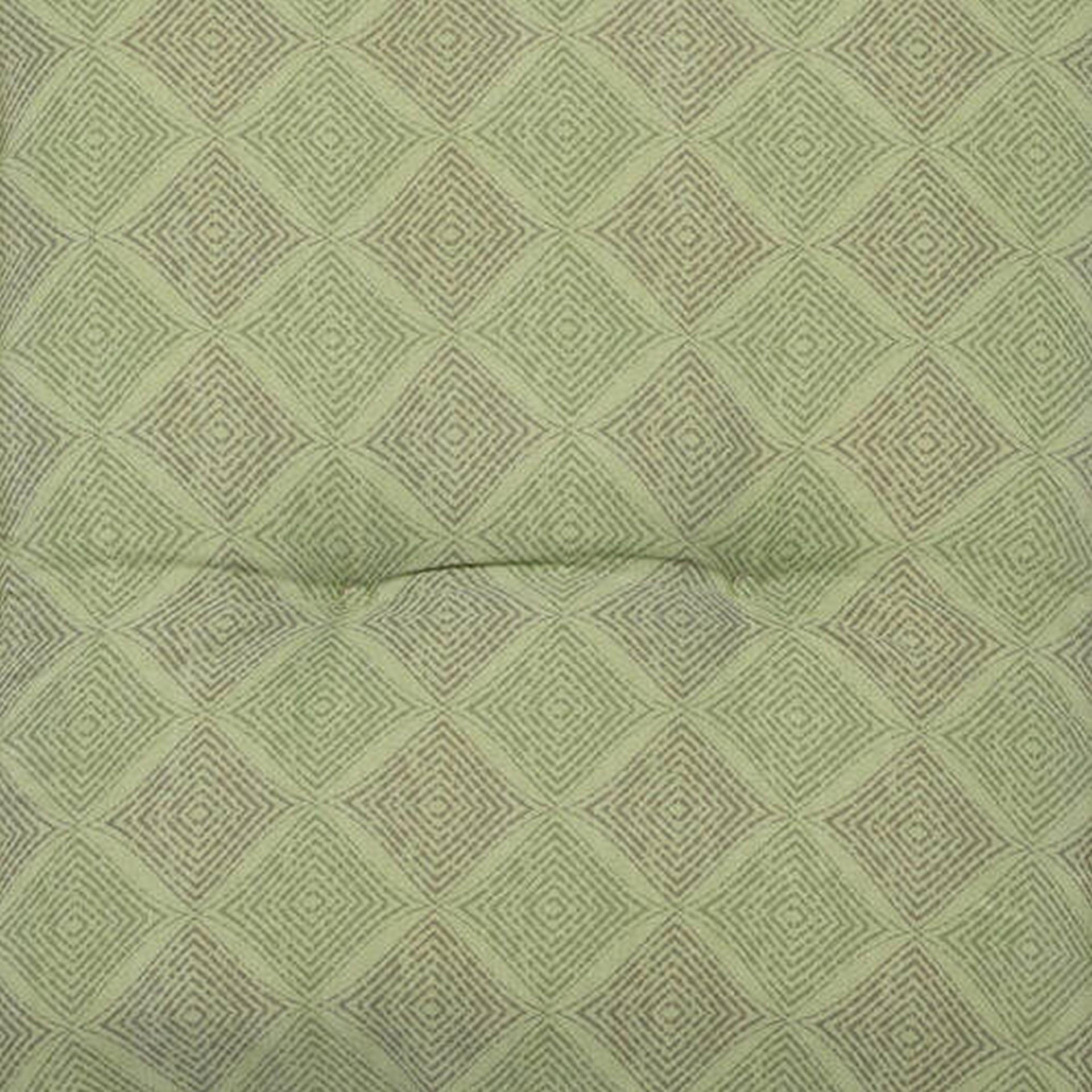 GARTENSITZKISSENSET Raute  - Grün, Basics, Textil (40/8/40cm)
