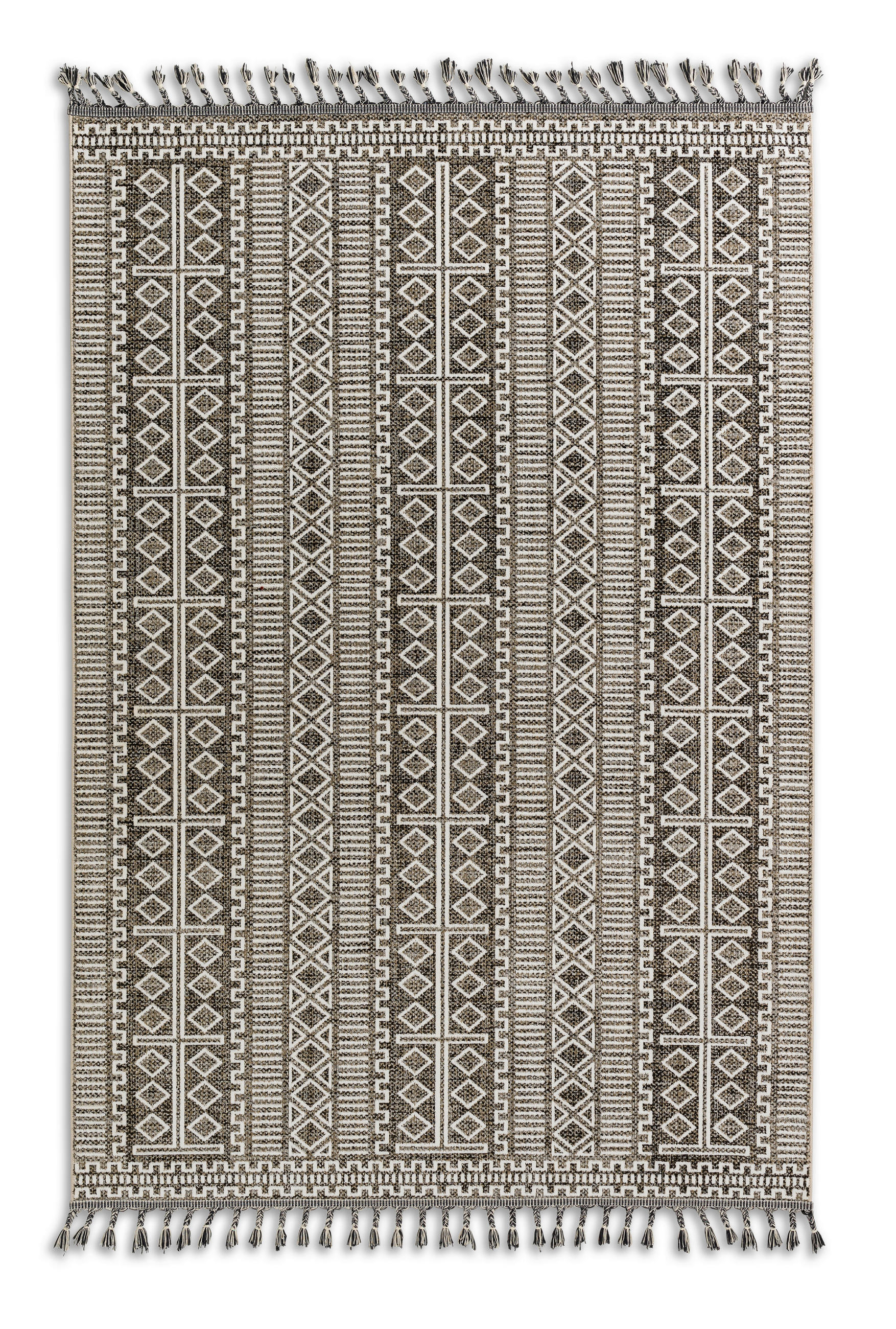 WEBTEPPICH 133/190 cm Beige  - Beige, Design, Textil (133/190cm) - Novel