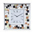 WANDUHR 55/55/6 cm - Silberfarben/Multicolor, Trend, Glas/Holzwerkstoff (55/55/6cm) - Carryhome WANDUHR 55/55/6 cm - Silberfarben/Multicolor, Trend, Glas/Holzwerkstoff (55/55/6cm) - Carryhome