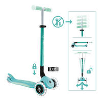 KINDERSCOOTER  - Mintgrün, Basics, Kunststoff (57,5/28/82.5cm) - GLOBBER