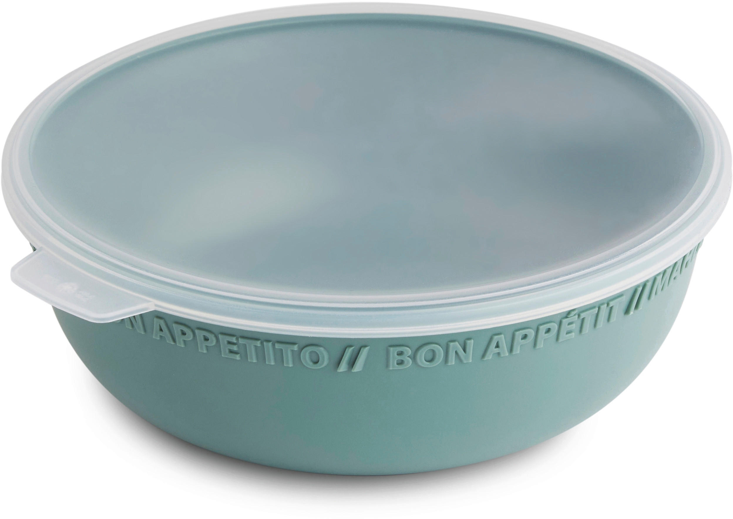 SCHÜSSEL TRESA   - Transparent/Grün, Basics, Kunststoff (14,2/13,2/5,5cm) - Rotho