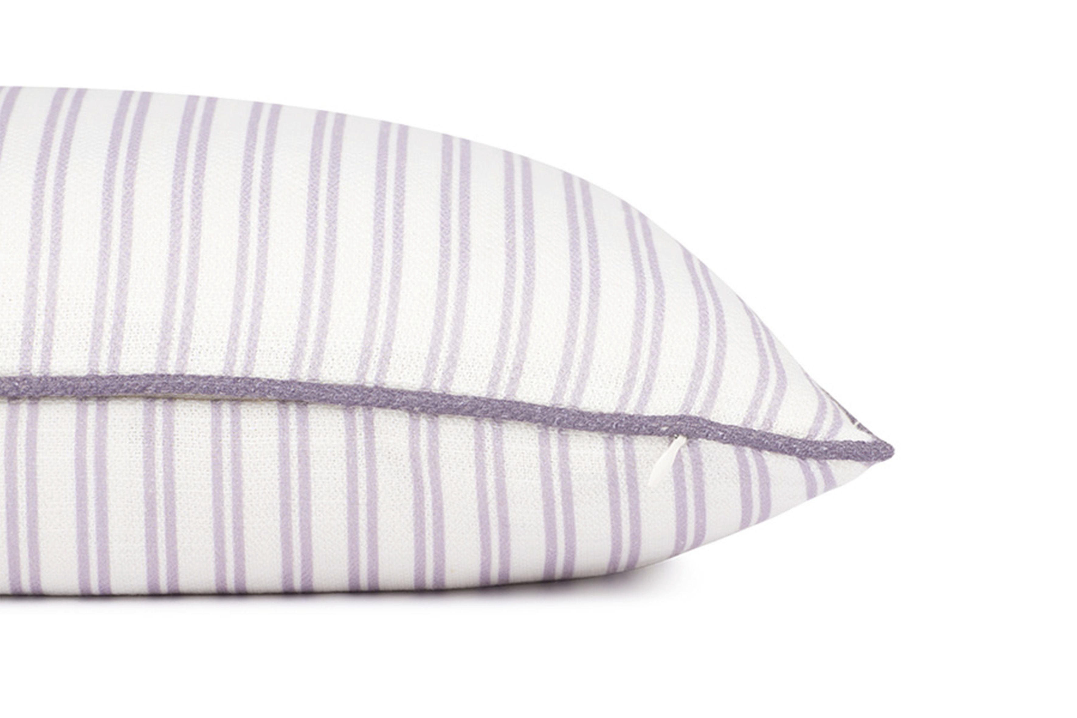 KISSENHÜLLE Little Stripes 45/45 cm  - Beige/Flieder, KONVENTIONELL, Textil (45/45cm) - Tom Tailor