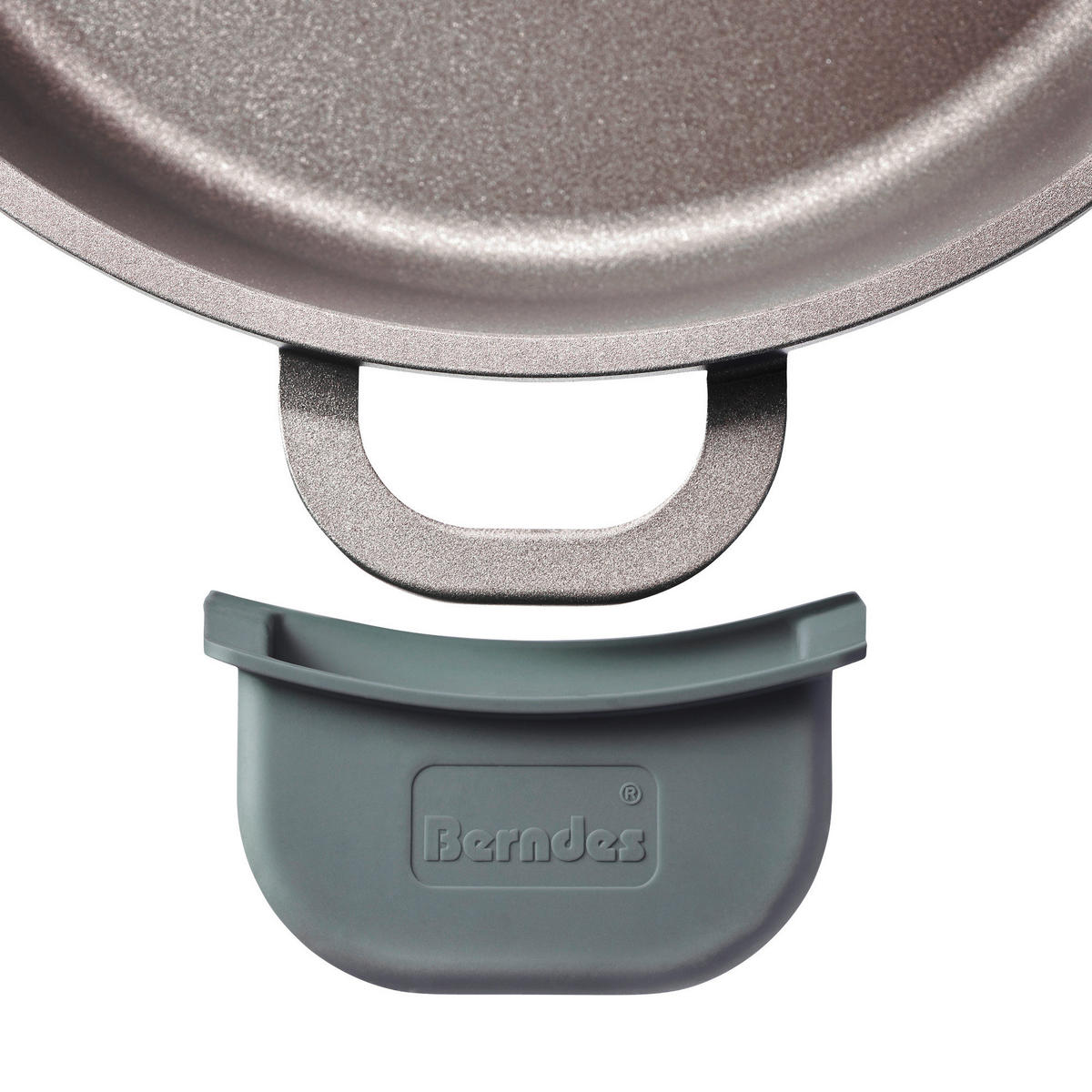 TOPFLAPPEN UND HANDSCHUH 2-teilig Dunkelgrau  - Dunkelgrau, Basics, Kunststoff (10,5/5/20cm) - Berndes
