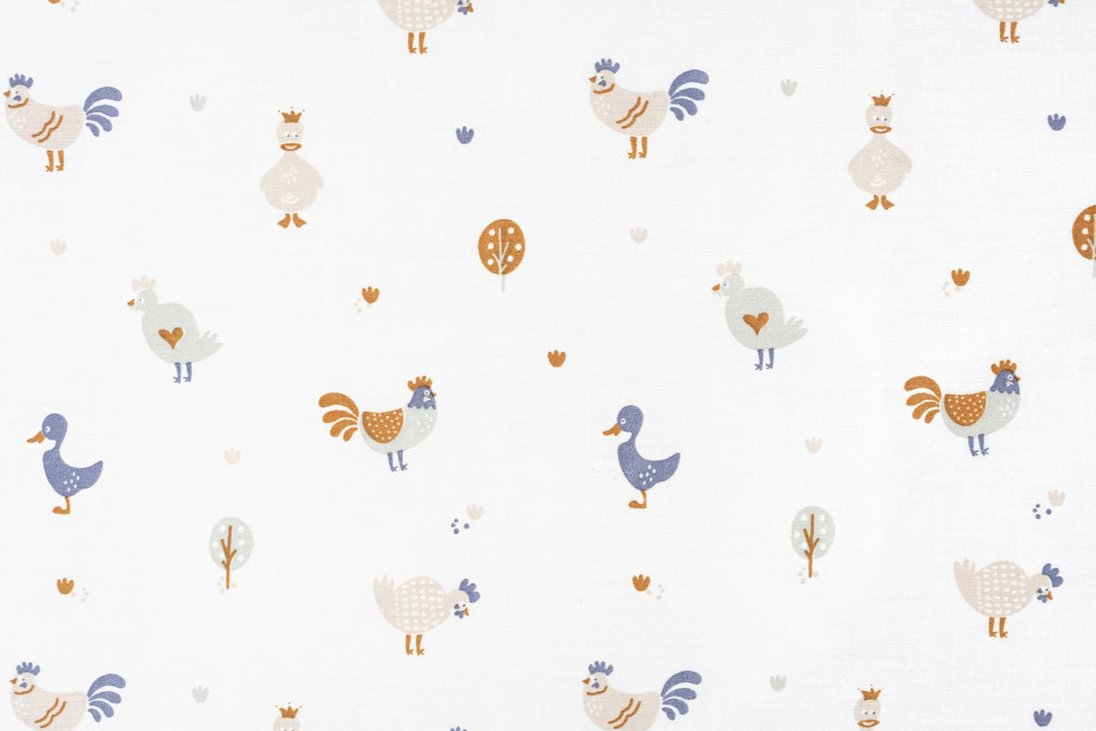 BABYBETTWÄSCHE 100/135 cm  - Multicolor/Weiß, Basics, Textil (100/135cm) - Träumeland