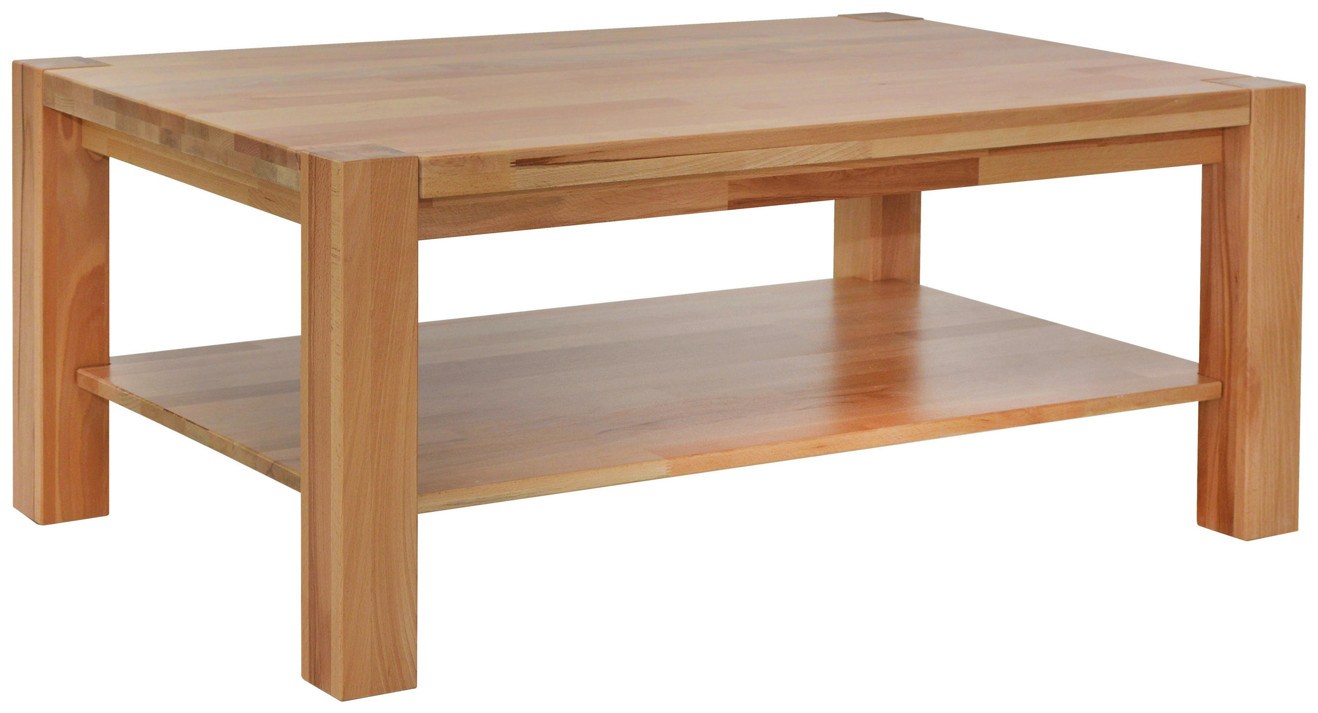 COUCHTISCH in Holz 110/70/45 cm  - Buchefarben, KONVENTIONELL, Holz/Kunststoff (110/70/45cm) - Linea Natura