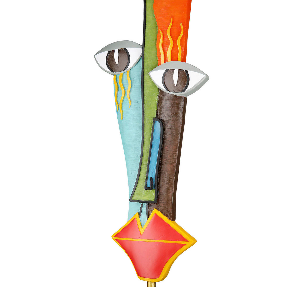 SKULPTUR - Multicolor, Basics, Kunststoff/Metall (16/69/13cm)