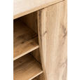 UNTERSCHRANK 60/79/35 cm   - Eiche Wotan/Silberfarben, Natur, Holzwerkstoff/Kunststoff (60/79/35cm) - Xora