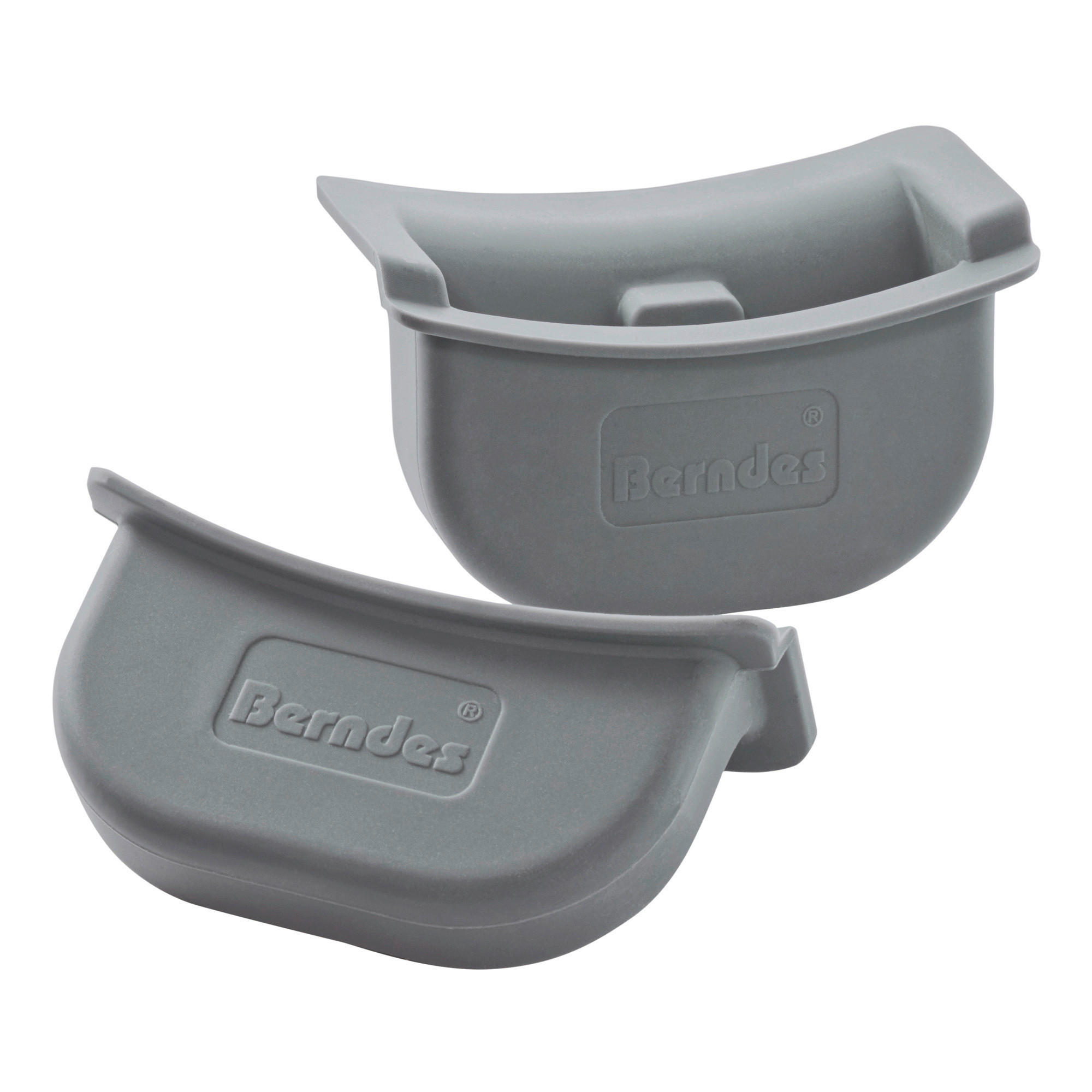 TOPFLAPPEN UND HANDSCHUH 2-teilig Dunkelgrau  - Dunkelgrau, Basics, Kunststoff (10,5/5/20cm) - Berndes